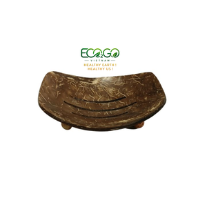 ที่วางสบู่เปลือกมะพร้าวธรรมชาติ สำหรับตกแต่งห้องน้ำ สปา โรงแรม และบ้าน - Product Image 2