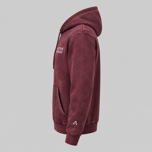 Sudadera con capucha de forro polar para hombre Active Squad, color liso, corte regular, diseño con bolsillos, para otoño, transpirable, precio al por mayor - Product Image 5