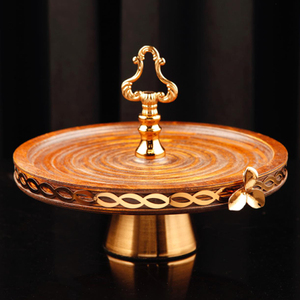 Organisateur pour cupcakes et moule en résine époxy pour outils de pâtisserie, support à gâteau en bois de manguier de qualité supérieure, design standard pour la cuisine - Product Image 1