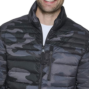 Veste matelassée décontractée pour homme, chaude pour l'hiver, avec fermeture éclair, réversible, grande taille, manches longues, service OEM, veste personnalisable - Product Image 5