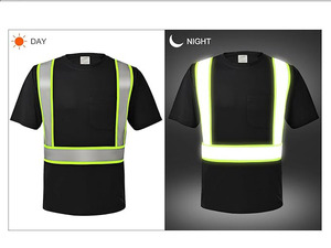 <b>Top</b> Selling High Visibility Two Tone Long Sleeve Work Wear Safety Shirt 100% Polyester Hi Vi <b>Reflective</b> Safety Shirt - Product Image 6