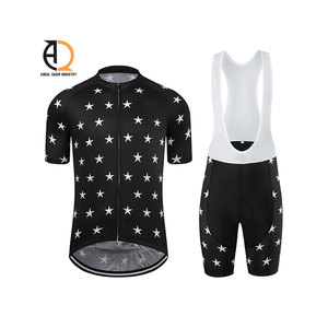 Ensemble de maillots de cyclisme isolés, kit de maillots de vélo - Product Image 6