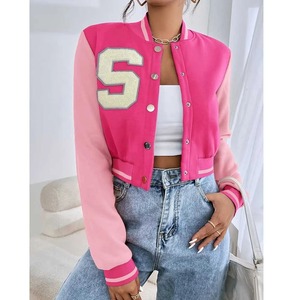 High Street Fashion Winter Warm Women's Varsity Jackets Trending Fashion Brand New Most Sale Private Labels College Varsity <b>Coat</b> - Product Image 1