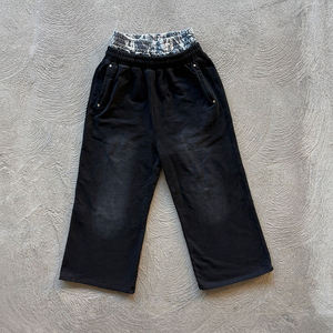 Men's Tracksuit <b>Cropped</b> Acid Wash Oversized Full <b>Zip</b> <b>up</b> Hoodie and Sweatpants for Men - Product Image 6