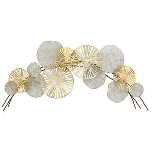 Décoration murale en métal en forme de feuille de ginkgo dorée, faite à la main, de qualité supérieure, pour salon, bureau, maison, chambre, au prix le plus bas. - Product Image 4