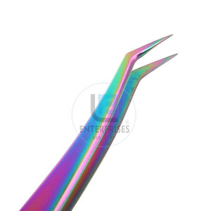 Pinces à extensions de cils de qualité supérieure, fabriquées à la main, avec une prise confortable - Product Image 3