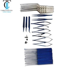 Ensemble d'instruments de microchirurgie, pinces microchirurgicales, ciseaux, porte-aiguilles, kit TARIQ CRAFTED INDUSTRIES - Product Image 4