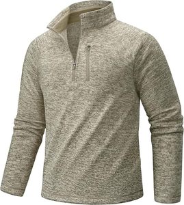 White Cotton French Terry Half <b>Zip</b> Sweatshirt Unisex <b>Quarter</b> <b>Zip</b> Pullover Stand Collar Streetwear <b>Sweater</b> Winter Regular Fit - Product Image 6