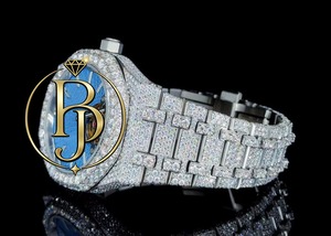 Luxury <b>Square</b> Hip Hop <b>Watch</b> <b>Men</b> Briva Jewels 10 Bar Waterproof Quartz Movement High Quality Silver Case Day/Date Display - Product Image 2