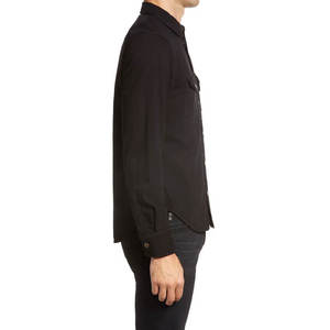 Chemise en jean unie classique pour homme, style unique, pour le bureau et le quotidien, tissu durable, confortable et respirant - Product Image 5