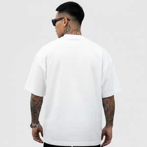 T-shirts surdimensionnés personnalisés pour hommes, à manches courtes, en coton biologique épais, respirants, écologiques, avec logo imprimé sur le col - Product Image 2