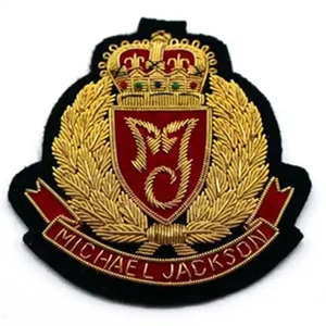 Badges brodés faits main de qualité supérieure pour marque privée, vente en gros 2023, avec couleurs et logos personnalisés, service OEM - Product Image 5