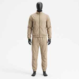 Ensemble survêtement coupe-vent 2 pièces personnalisé pour homme – Survêtements en nylon unis pour hommes – Fabricants de tenues de sport - Product Image 2
