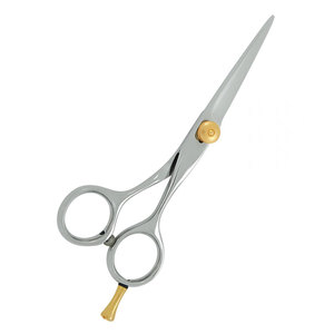 Tijeras de Barbero Profesionales Recién Llegadas, Color Dorado Personalizado, Tornillo de Ajuste, Acero Inoxidable de Alta Calidad, Afiladas, para Mano Derecha - Product Image 3