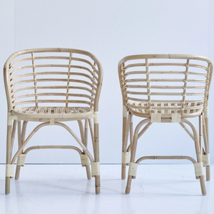 Chaise d'appoint en rotin au meilleur prix de gros, chaise de salle à manger en rotin pour usage intérieur et extérieur, fabriquée au Vietnam - Product Image 2
