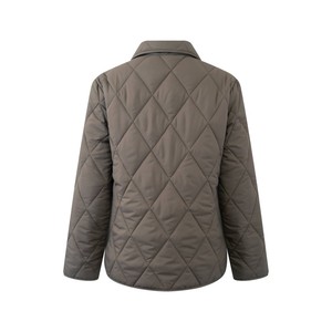 Cappotto Morbido e Delicato sulla Pelle con Trapuntatura a Rombi, Tasca sul Risvolto, Caldo per Autunno e Inverno - Product Image 4