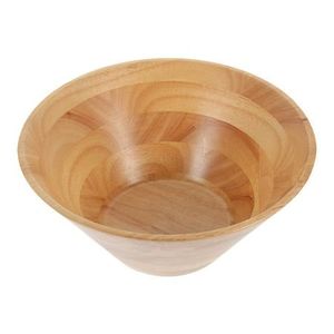 Tazón de madera orgánica hecho a mano, de madera natural, para servir en la cocina, en el comedor, para ensaladas, frutas, ecológico, duradero, con acabado liso. - Product Image 4