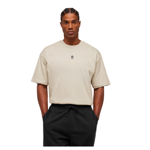 Camiseta Deportiva Extra Grande para Hombre, con Diseño Gráfico, Transpirable, para Entrenamiento Atlético, Ajuste Holgado, Color Gris Guijarro - Product Image 1