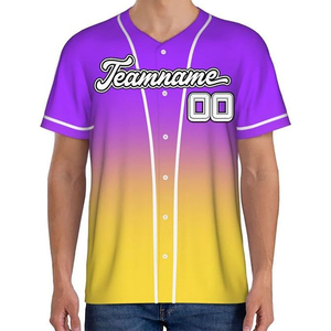 Camiseta de Béisbol Personalizada con Nombre y Número del Equipo, Impresión Digital, Transpirable, Talla Grande, Cuello en V, Serigrafía de Ángeles, Venta al Por Mayor - Product Image 4