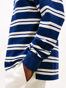 Polo de Rugby de Manga Larga de Algodón Peinado de Primera Calidad, 280 GSM, Personalización OEM ODM - Product Image 3