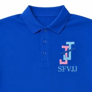 เสื้อโปโลแจ็คแอนด์จิล ดรายฟิต ปักลายตามสั่ง แขนสั้น แห้งเร็ว ระบายอากาศได้ดี เสื้อกีฬาประสิทธิภาพสูง สวมใส่สบาย - Product Image 2