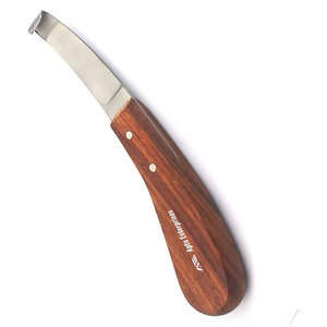 Herramienta Profesional para el Cuidado de Pezuñas de Caballos, Cuchillo para Pezuñas de Acero Inoxidable de Hoja Ancha para Mano Izquierda, Reutilizable, para Equinos - Product Image 5