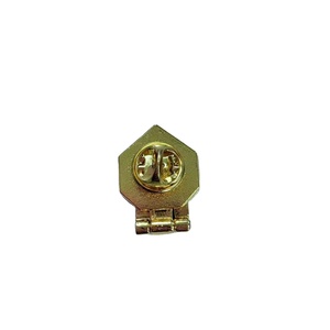 Customized Hard Enamel Metal Crafts with Black Nickel Gold Silver Copper Glitter Finish Transparent Enamel <b>Pin</b> - Product Image 3