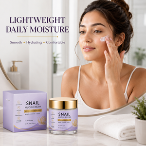 Crème Visage Bio en Gros à la Mucine d'Escargot avec Extraits Botaniques Hydratation Intense Éclaircissante OEM ODM Soins de la Peau - Product Image 5