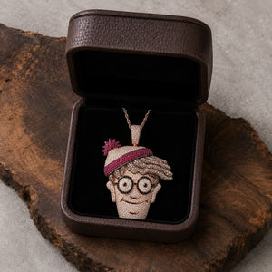 Hip Hop Iced Out Cartoon Character Pendant 925 Silver VVS Moissanite Round Brilliant Cut Micro Pav - Product Image 5