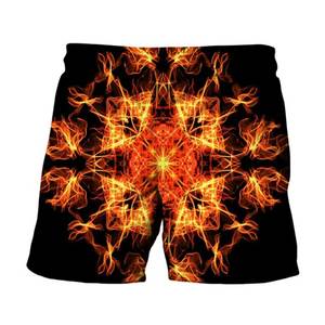 New Style Eco-Friendly Breathable Quick Dry Solid Casual Jogging Double-<b>layer</b> Men's Mesh Gym Sports Shorts Drawstring Closure - Product Image 5