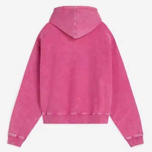 Sweat à capuche streetwear de haute qualité 100% coton, délavé à l'acide et au pierre, style vintage, de fabricant OEM - Product Image 5