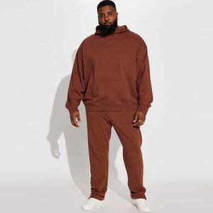 Sweat à capuche épais en coton lourd 400 GSM pour homme, design de logo personnalisé, sweat à capuche uni de haute qualité, tailles plus grandes pour homme - Product Image 1