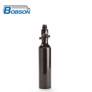 Cilindro de aluminio de base redonda 18ci de 290ml, tanque de CO2 de alta presión 3000psi para rifles PCP de Paintball y unidades de tiro de bebidas - Product Image 5
