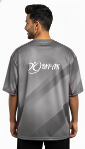 Vêtements décontractés pour hommes, style urbain tendance, coupe régulière, sublimation polyester/coton, séchage rapide, respirant, pour tous les jours - Product Image 4