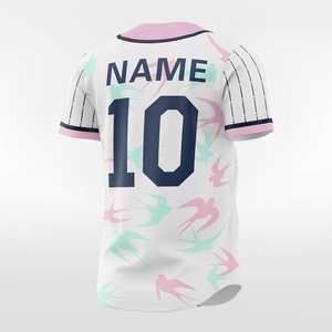 Camiseta de Béisbol Sublimada Transpirable Antiencogimiento, Uniforme de Equipo con Estampado Completo Personalizado, Camiseta Deportiva Resistente para Entrenamiento - Product Image 5