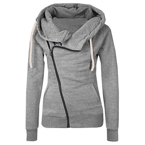 Sudadera con capucha al por mayor con cremallera, unisex, corte ajustado, negra, de felpa francesa, informal, para otoño, transpirable, de longitud regular - Product Image 4