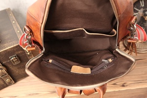 Popular Oem Service Waterproof Bags Outdoor Leather Laptop <b>Backpack</b> for Women Manufacturers <b>Cheap</b> price Leather <b>Backpack</b> Bags - Product Image 5