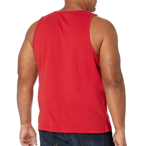 Wholesale OEM Custom Printed Knitted <b>Men</b> Tank Tops Custom Logo Gym <b>Singlet</b> Quick Dry Breathable High Quality Bulk - Product Image 2
