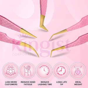 Pointed Tip Stainless Steel Flower Eyebrow Tweezers Eye Brow Trimmer Eyelash Clip Set for Cosmetic Makeup <b>Tool</b> - Product Image 3