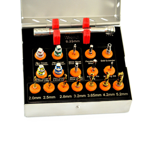Kit de expansión ósea para implantes dentales de acero manual de alta calidad con destornilladores hexagonales de trinquete, pines paralelos y Power Grip, certificado CE - Product Image 4