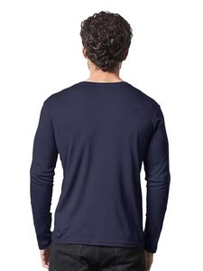 Corduroy Fabric Spandex/Polyester Lower Hem Logo Position Men's Athletic <b>Patchwork</b> Long Sleeve O-Neck T-<b>Shirt</b> Breathable Regular - Product Image 1