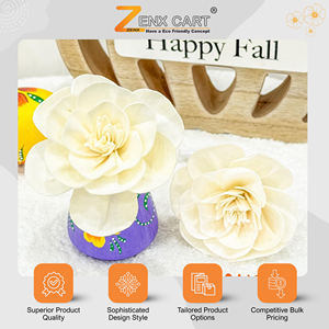 Wide Product Range Eye Catching Design Eco-Friendly Handmade Solawood <b>Flowers</b> for Home Decor & <b>Diffuser</b> <b>Flower</b> from India - Product Image 3