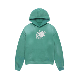 Sweat à capuche en molleton unisexe à séchage rapide en relief personnalisé de haute qualité - Product Image 1