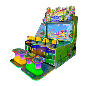 Máquina Arcade de Disparos con Agua Helada para 4 Jugadores, Operada con Monedas, Juego Interactivo de Pistolas de Agua, 1000W - Product Image 1