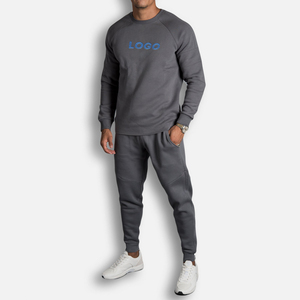 Men's <b>Black</b> Long Sleeve Pullover <b>Sweatshirt</b> O-<b>Neck</b> Raglan Sleeve Slim Fit Knitted Cotton Casual Autumn Wear Logo Front Printed - Product Image 5