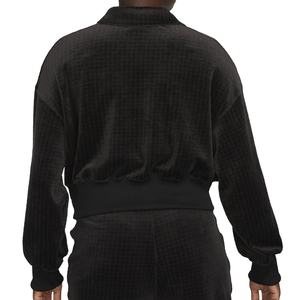 Sudaderas con hombros caídos de algodón 100% de peso pesado para mujer, cuello con capucha de manga larga para todas las estaciones, invierno y verano - Product Image 3