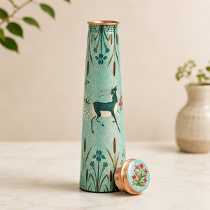 Bouteille en cuivre de designer en promotion, fabriquée en Inde, de qualité alimentaire, en cuivre pur, pour la vente en gros et l'exportation - Product Image 3