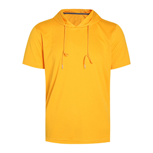 Sudadera con Capucha de Manga Corta Estética para Gimnasio, Ropa Deportiva para Hombre, Top de Entrenamiento, Camiseta con Capucha para Hombre - Product Image 1