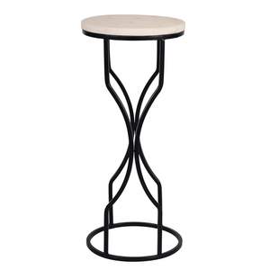 Durable Traditional <b>Square</b> Metal Marble Eco-Friendly Furniture Side <b>Table</b> for Indoor Multi Use Living Areas Offices Lounges - Product Image 1