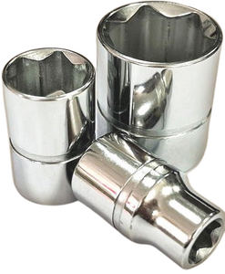 100T 3/8" 36pcs 2-IN-1 Nut-Guard <b>Socket</b> Set with straight knurl or cross knurl - Product Image 1